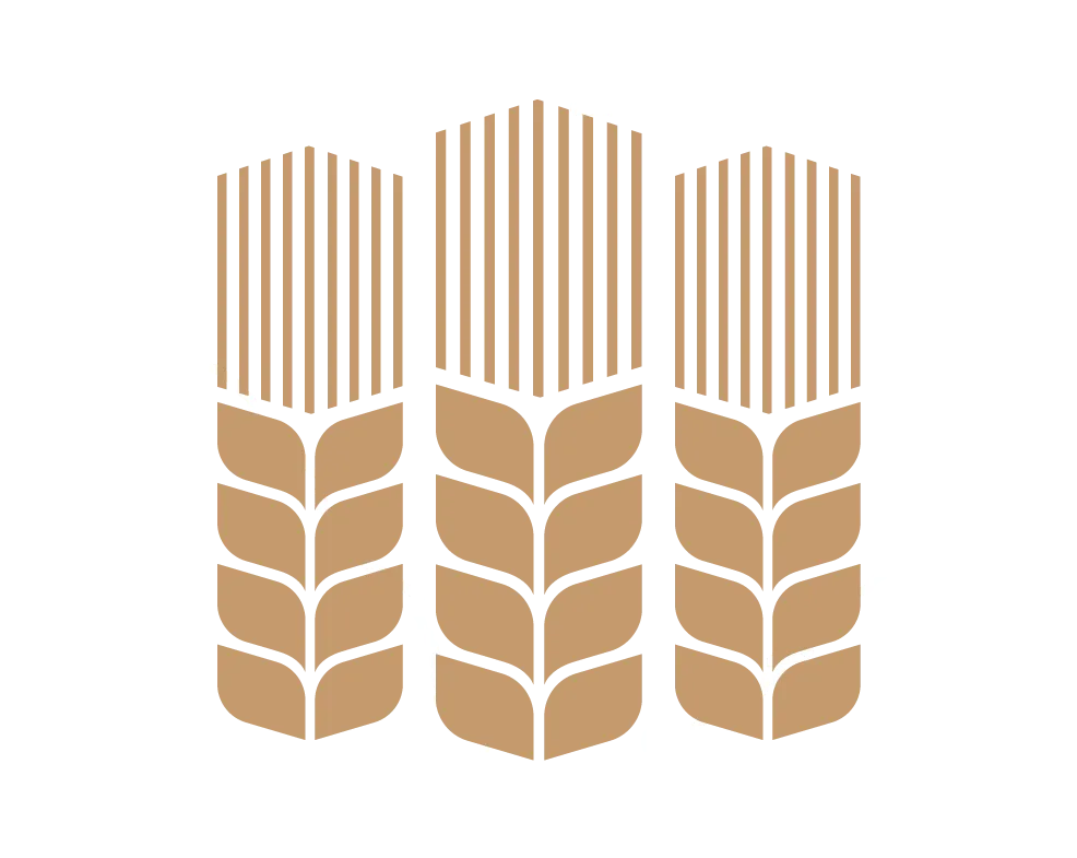 Southern Weaving Food Hall — Hat graphic — woven sheaves in the state outline